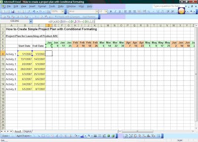 Excel project planner free download